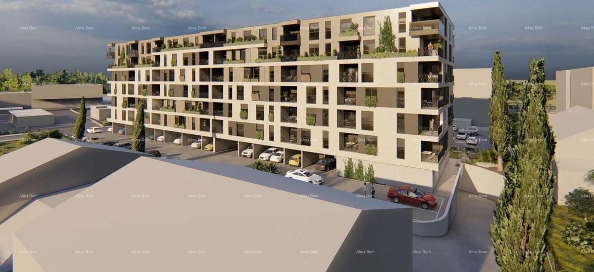 Pula! Večstanovanjska, moderna zgradba z dvigalom, blizu centra. S43