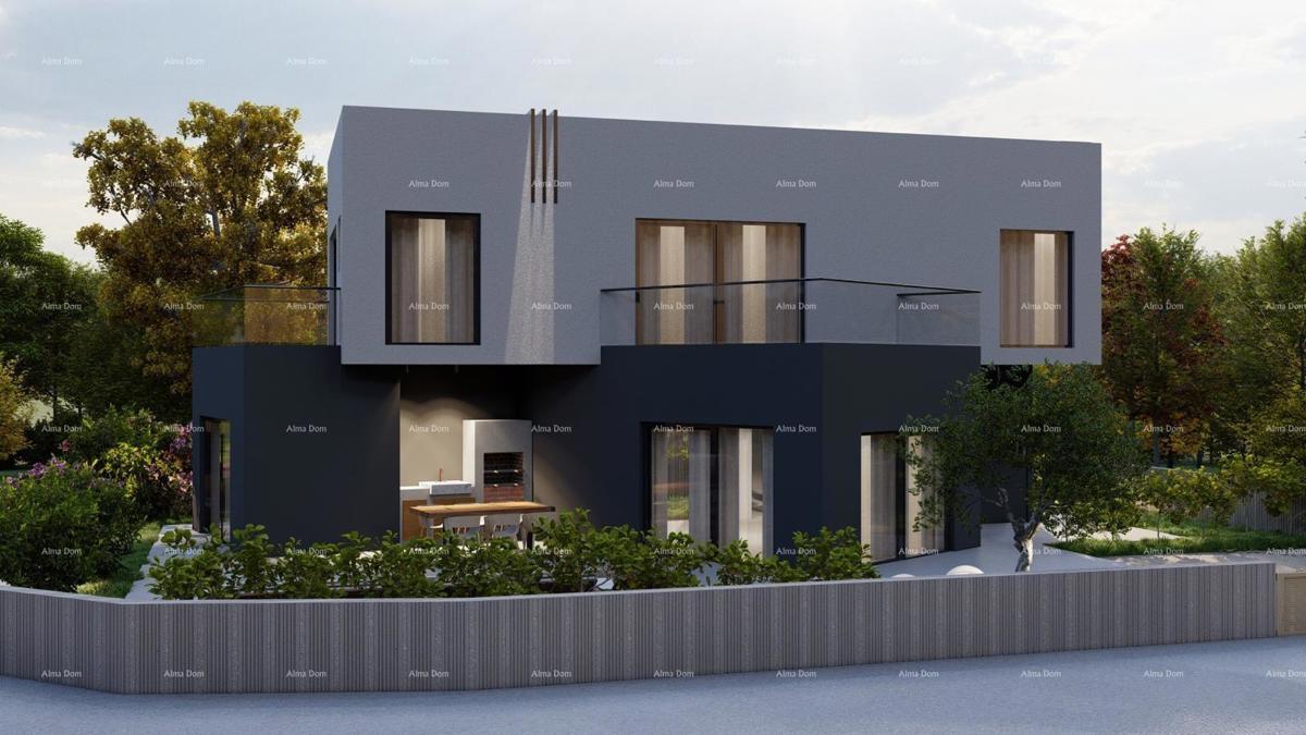 Građevinsko zemljište s projektom – Valbandon, 450 m²