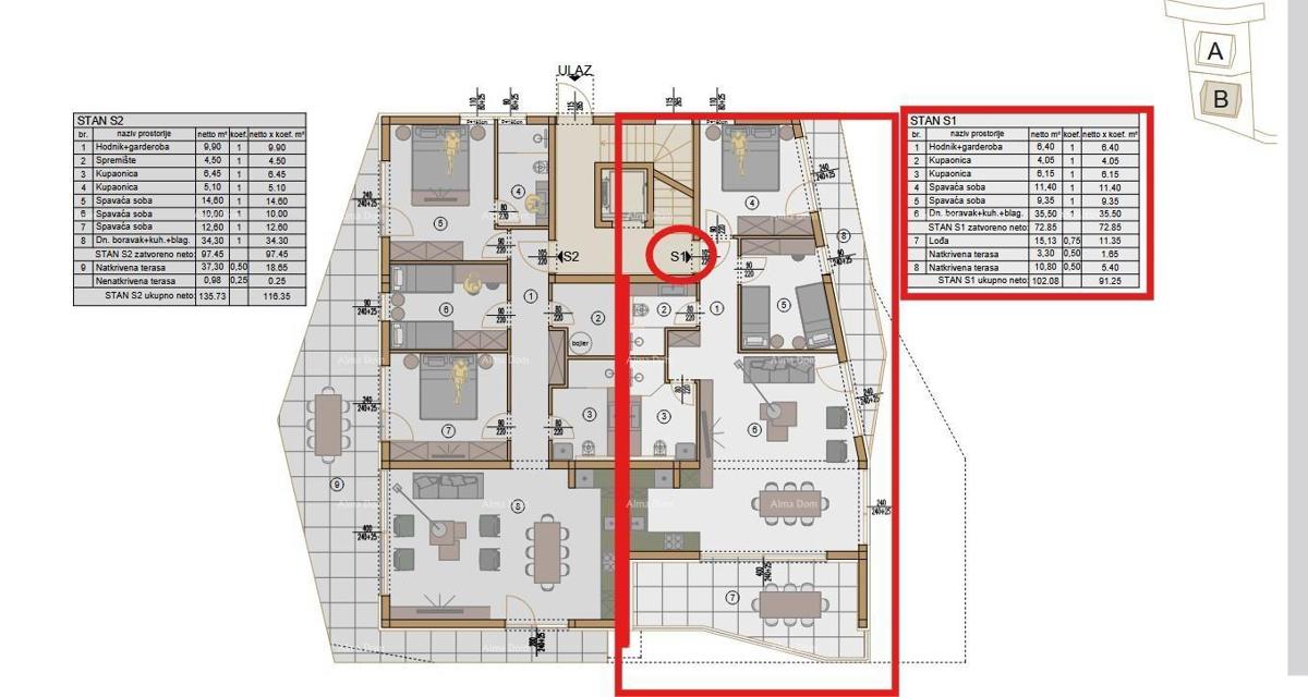 Prodaja luksuznih stanov na ekskluzivni lokaciji, Pješčana uvala, Pula!