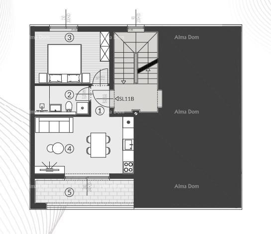 Prodaja stanov v novem stanovanjskem kompleksu, Štinjan! 11B