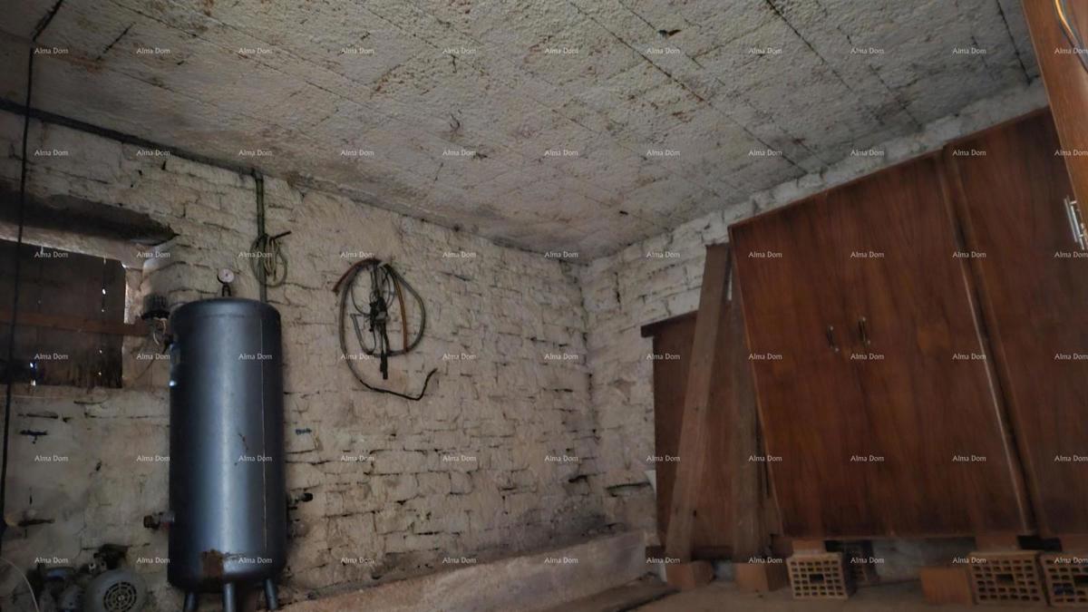 ŽMINJ (okolica) - odlična kamnita hiša z dvoriščem