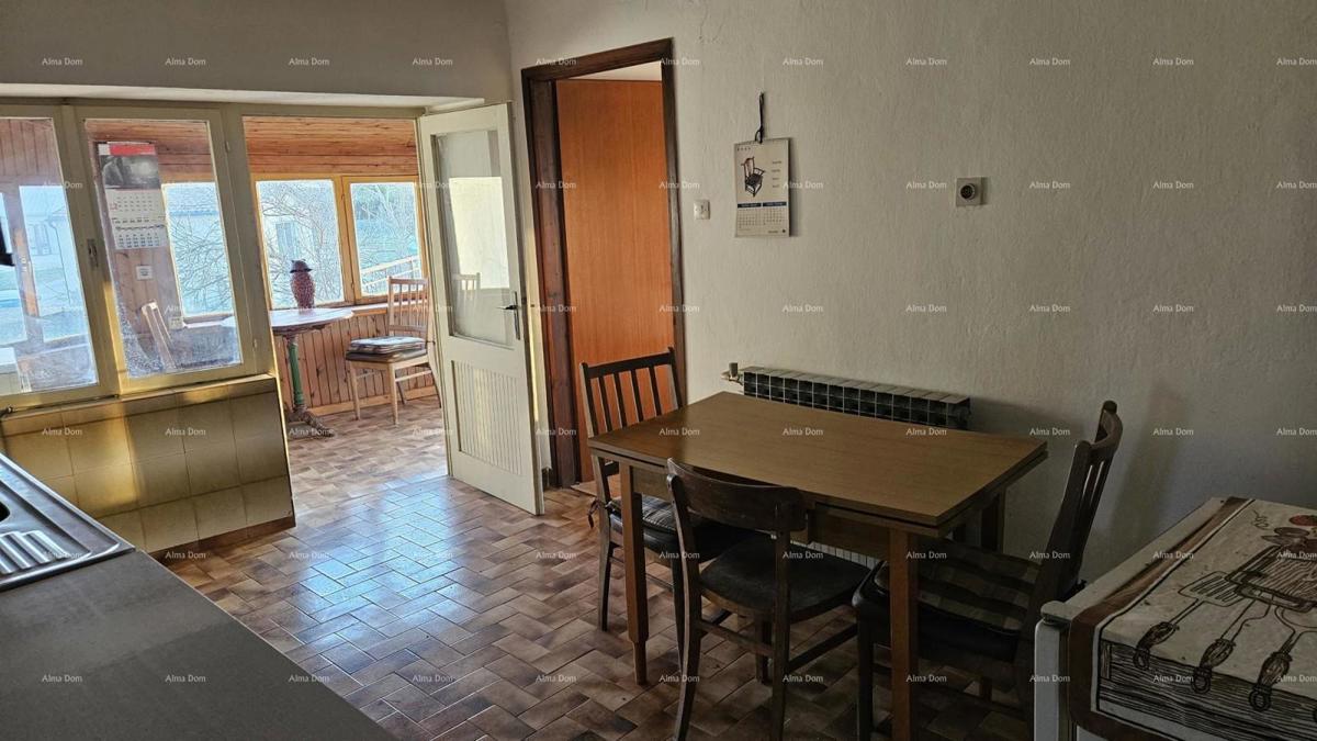 ŽMINJ (okolica) - odlična kamnita hiša z dvoriščem