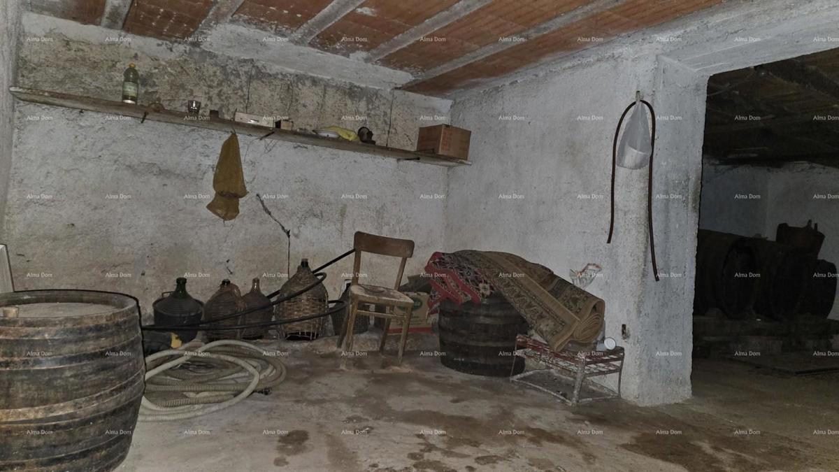 ŽMINJ (okolica) - odlična kamnita hiša z dvoriščem