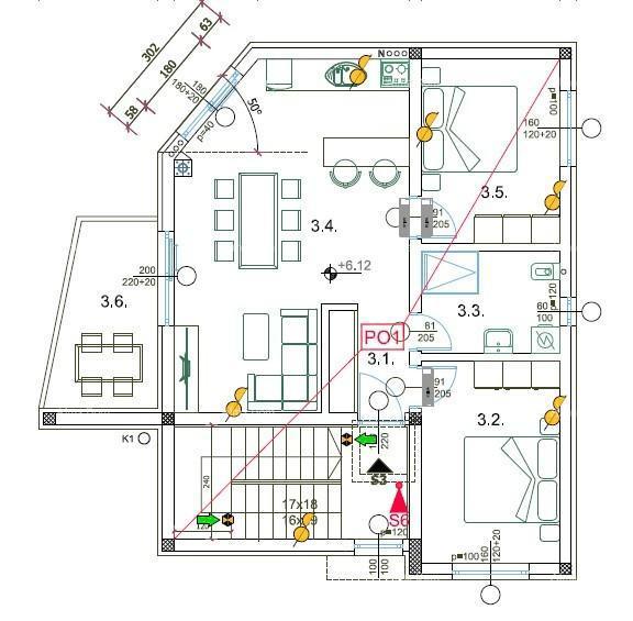 Prodaja - stan v novogradnji s parkirnim mestom - stavba s samo 3 stanovi, Pula! S3