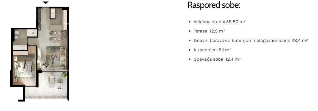 UMAG! Moderno stanovanje v vrhunskem stanovanjskem kompleksu blizu morja, S56