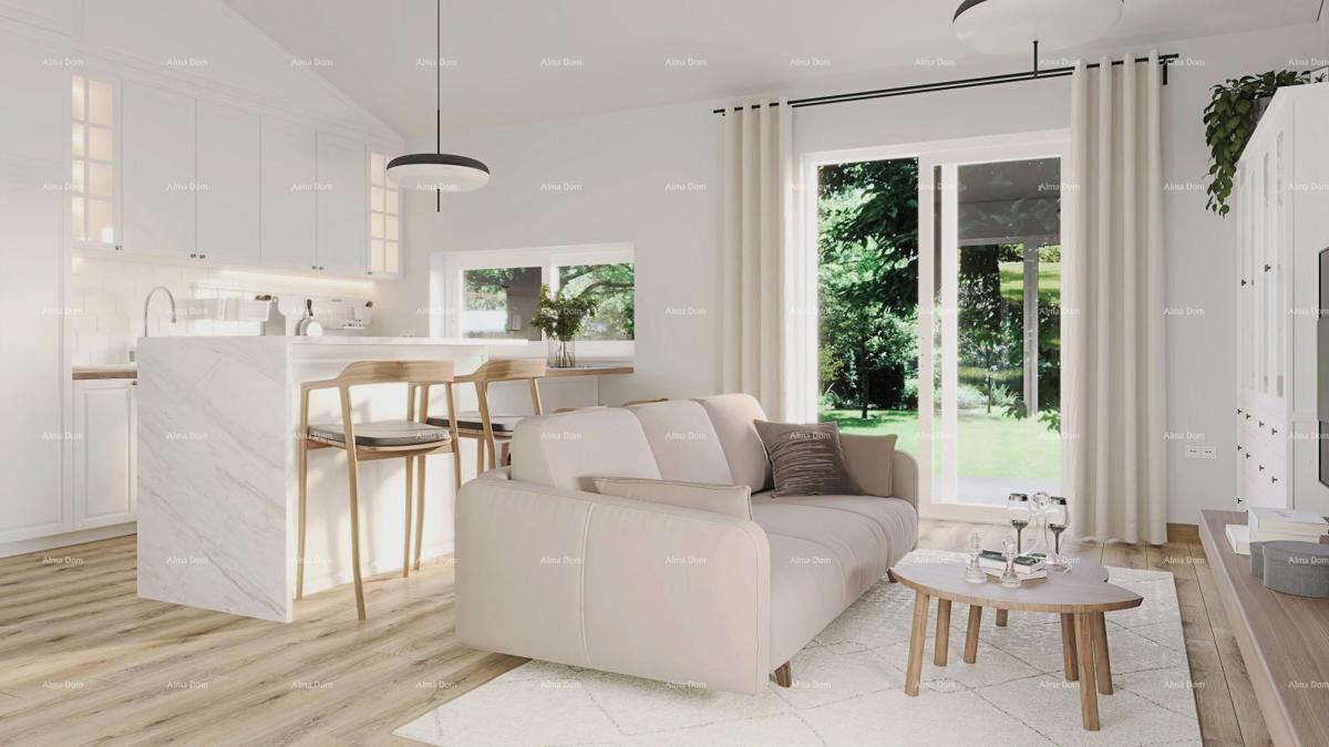 BARBAN, KOŽLJANI - Novogradnja / Dvojček, desni del. Ekološko naselje