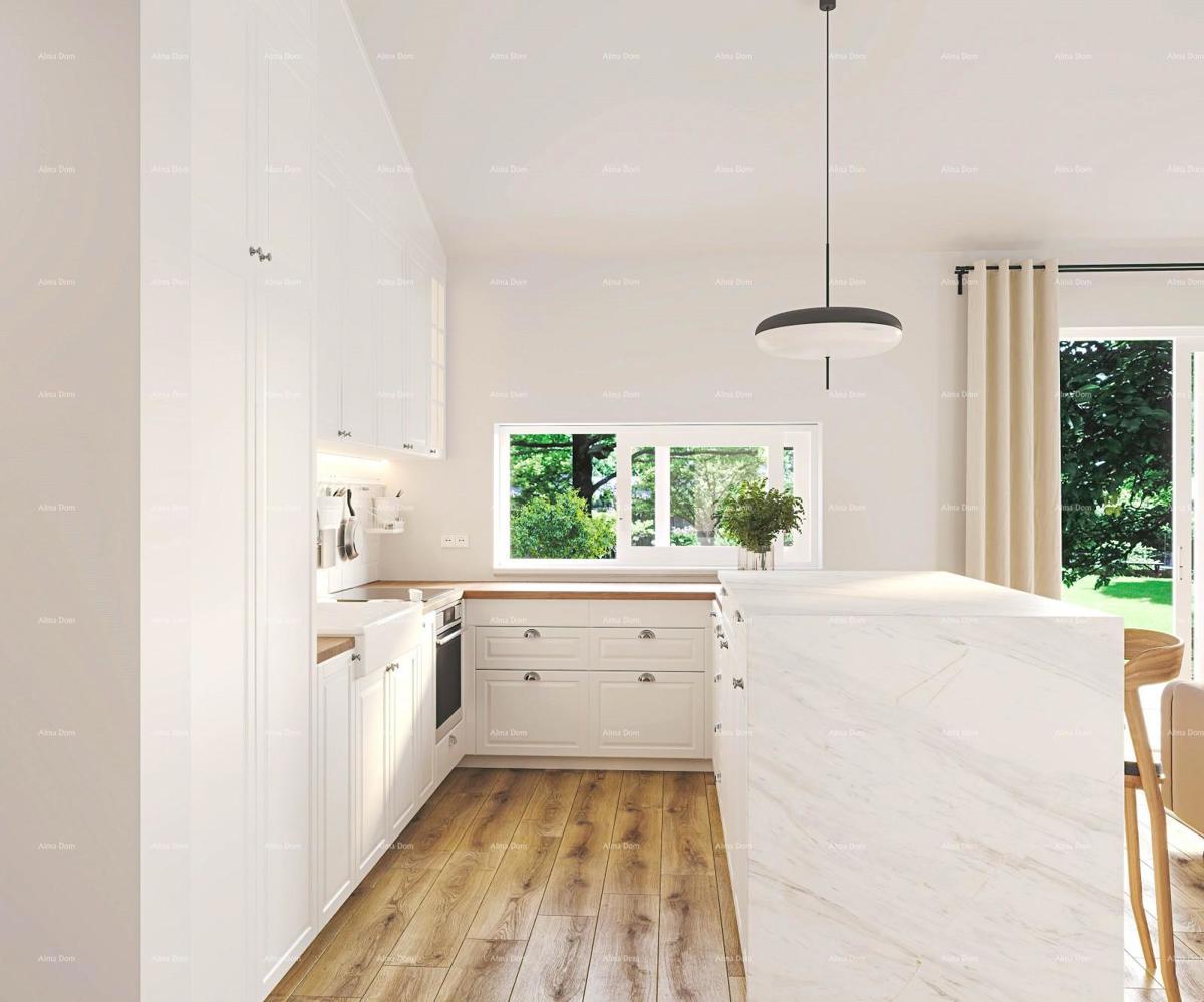 BARBAN, KOŽLJANI - Novogradnja / Dvojček, desni del. Ekološko naselje