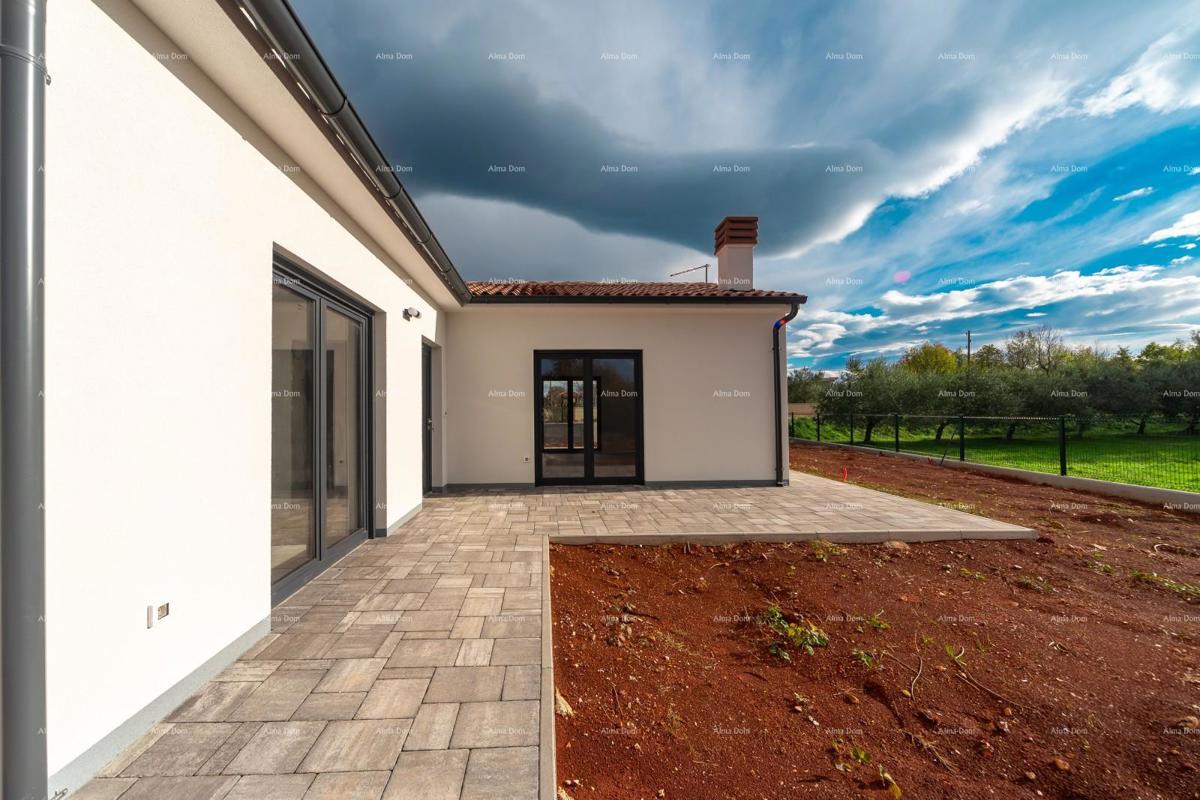 BARBAN, KOŽLJANI - Novogradnja / Dvojček, desni del. Ekološko naselje