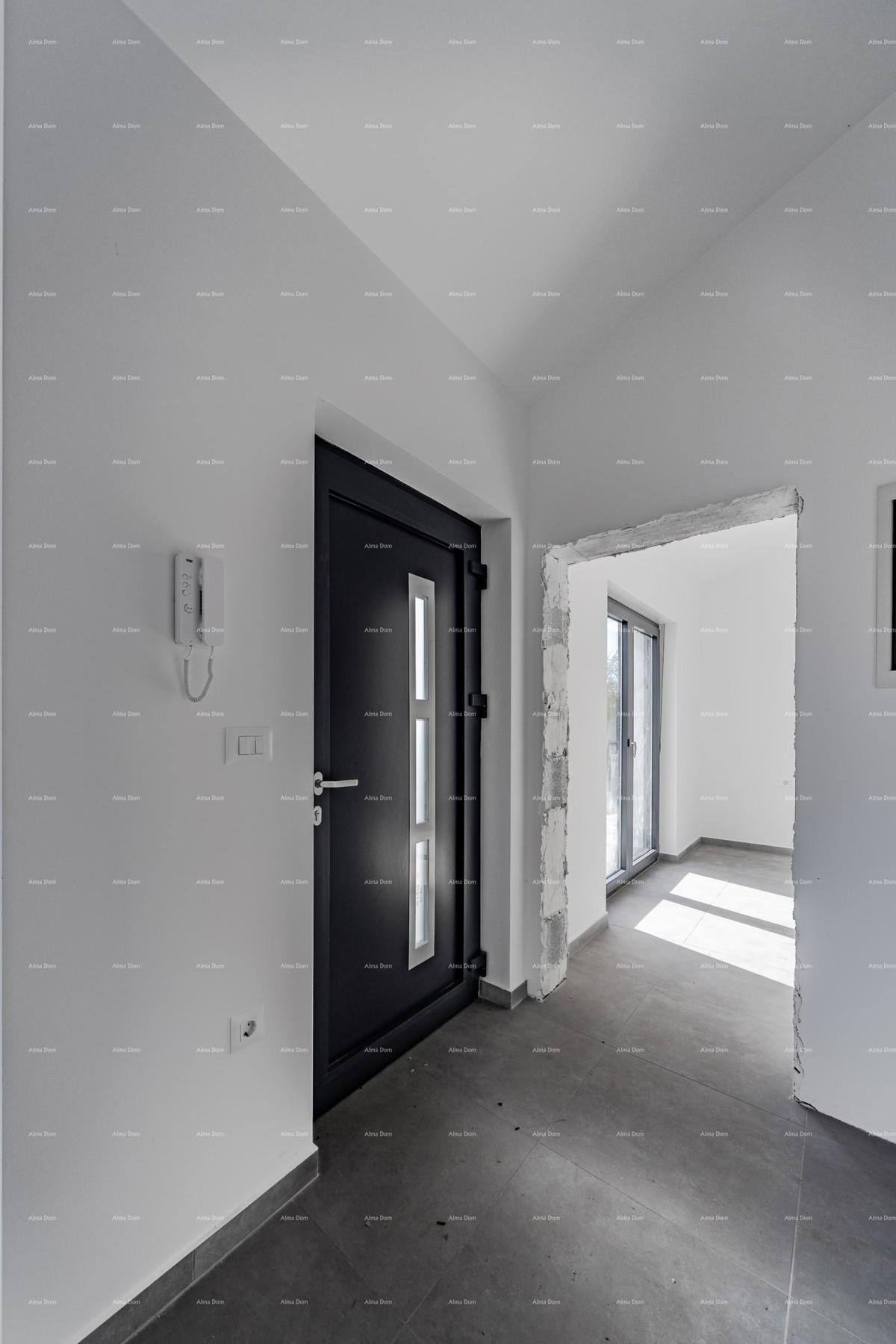 BARBAN, KOŽLJANI - Novogradnja / Dvojček, desni del. Ekološko naselje