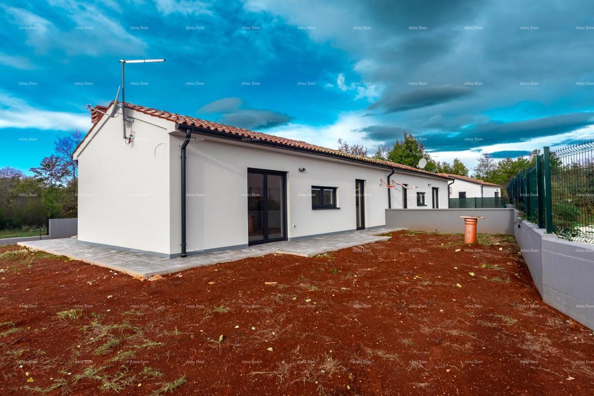 BARBAN, KOŽLJANI - Novogradnja / Dvojček, desni del. Ekološko naselje