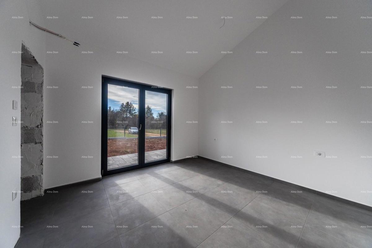 BARBAN, KOŽLJANI - Novogradnja / Dvojček, desni del. Ekološko naselje