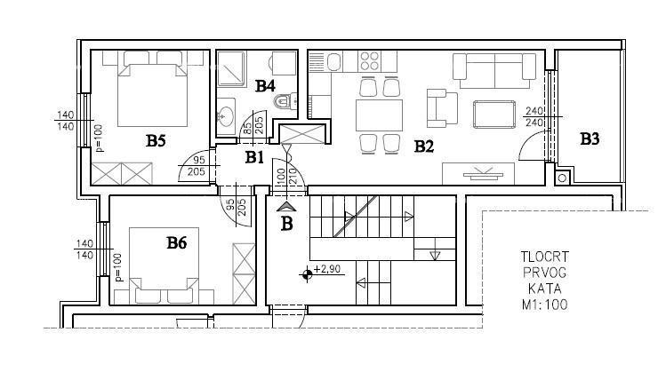 Prodaja - Moderan stan v novem zasebnem stanovanjskem kompleksu v Šijani, Pula! C-B