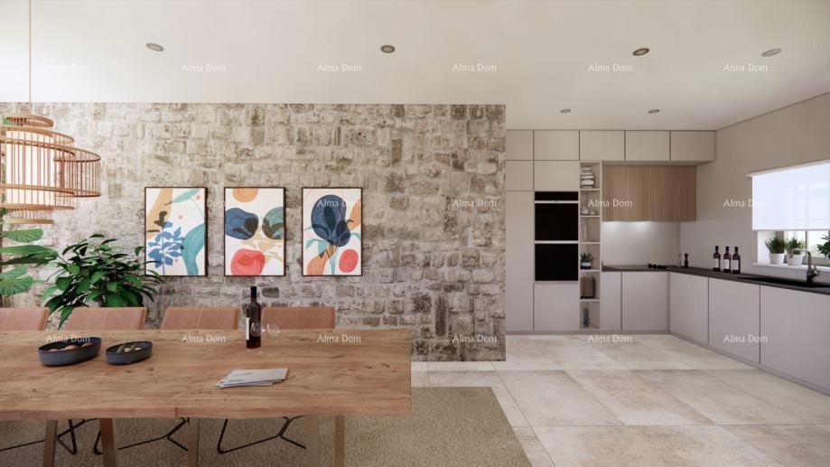 Prodaja - kombinirano zemljišče z idejnim projektom in pogledom na morje, Grožnjan!