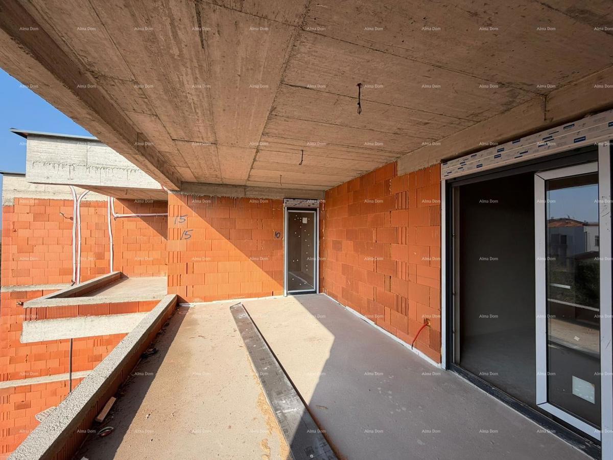 Penthouse, stan 132m2, garaža + PM, v novem stanovanjskem kompleksu, Valdebek, Pula!