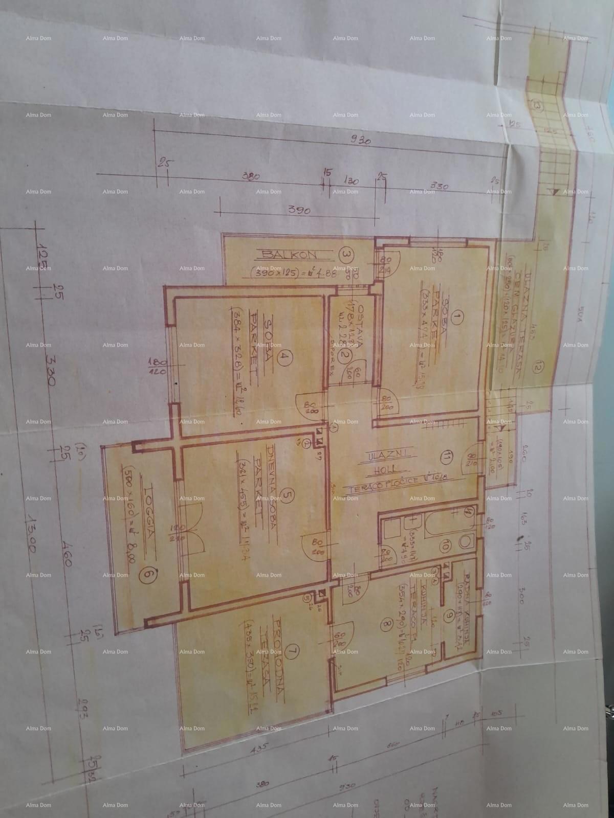 Prodaja – 1. nadstropje hiše z vrtom in parkiriščem