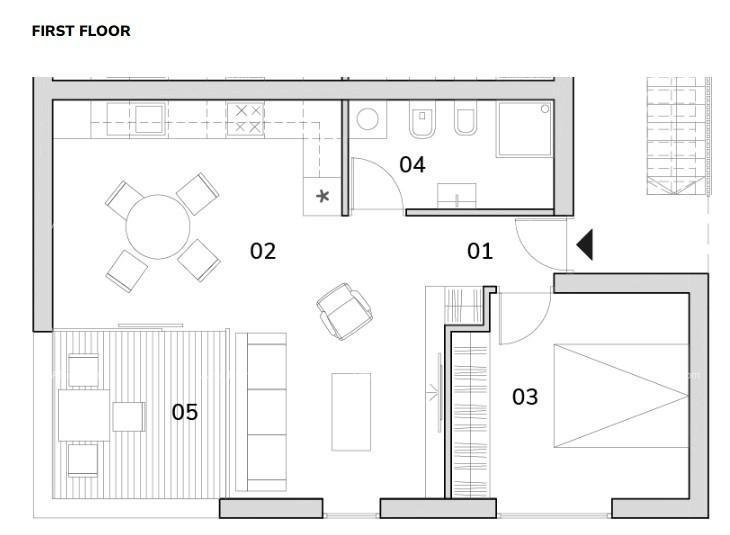 Prodaja apartmajev v novogradnji, 5 minut od plaže, Umag! A17