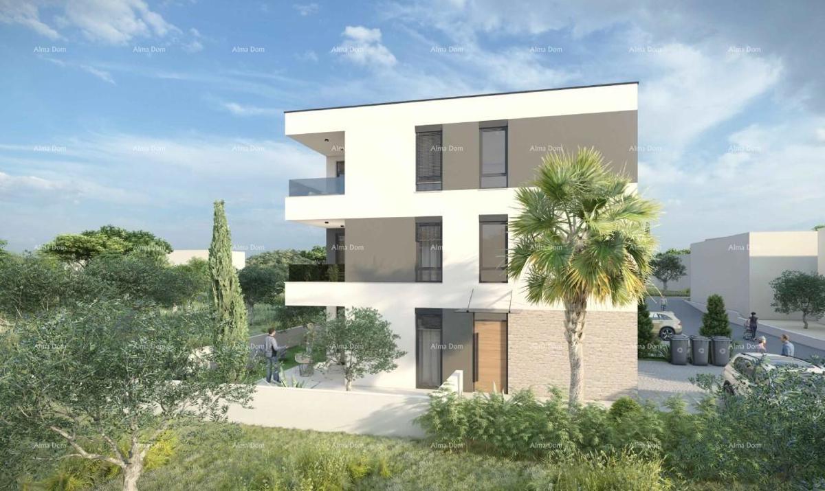 Prodaja modernih stanov v novem stanovanjskem projektu, pogled na morje, Štinjan, B4