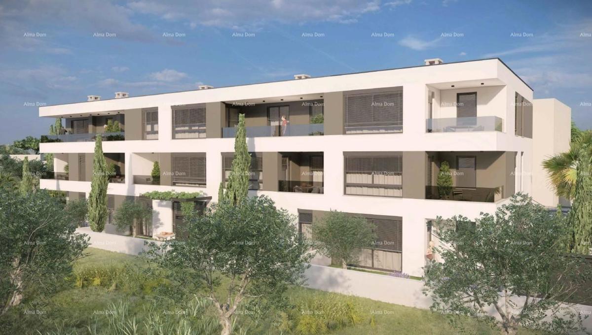 Prodaja modernih stanov v novem stanovanjskem projektu, pogled na morje, Štinjan, B4