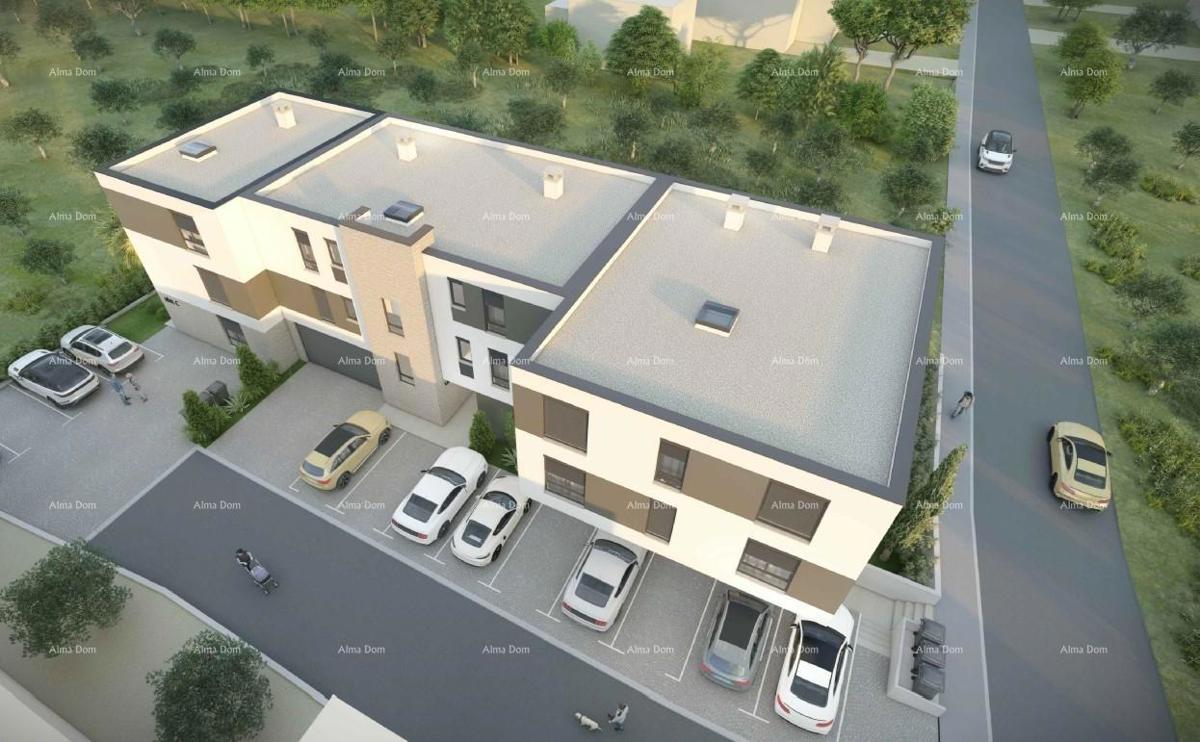 Prodaja modernih stanov v novem stanovanjskem projektu, pogled na morje, Štinjan, B4