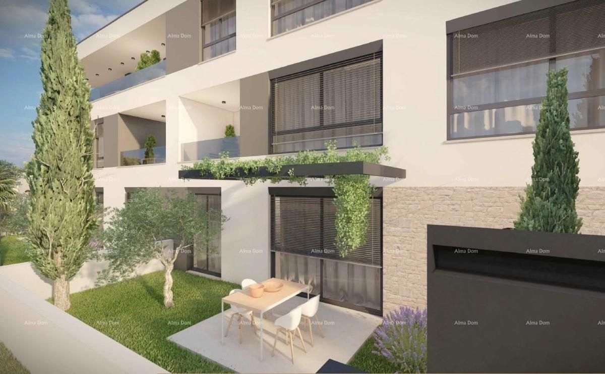 Prodaja modernih stanov v novem stanovanjskem projektu, pogled na morje, Štinjan, B4