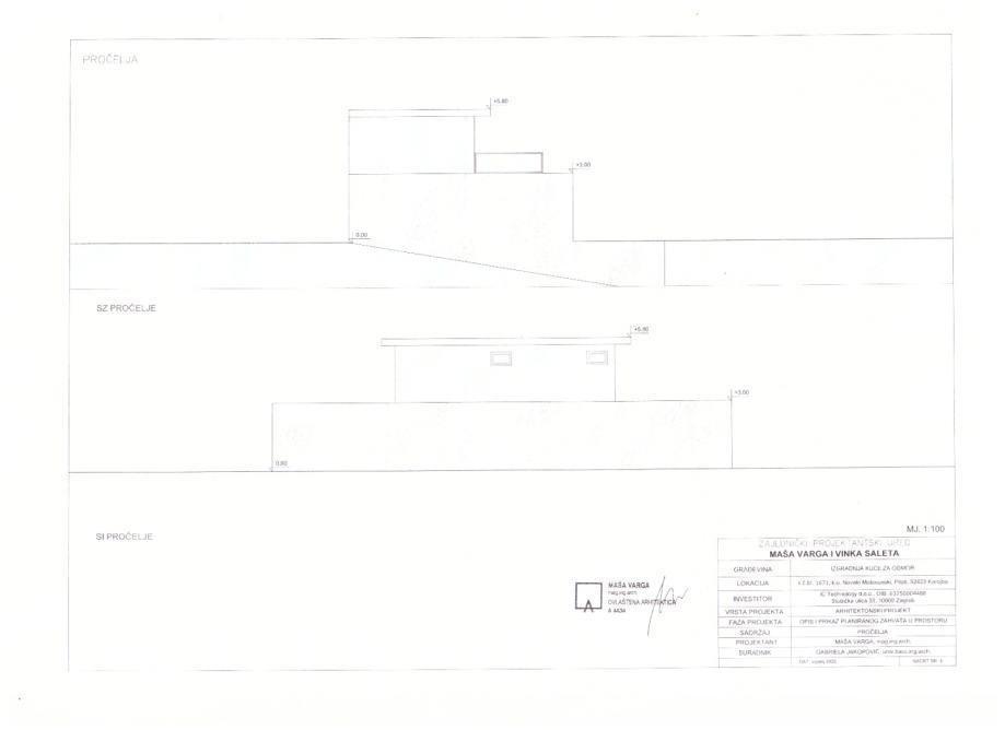 Motovun – okolica, gradbeno zemljišče s projektom in dovoljenjem.