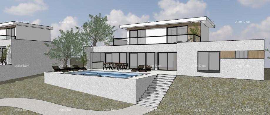 Motovun – okolica, gradbeno zemljišče s projektom in dovoljenjem.