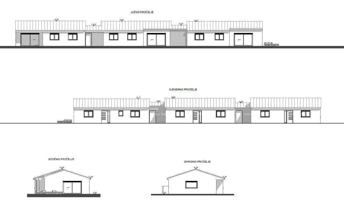 Luksuzne hiše v Kašteliru (Istra)
