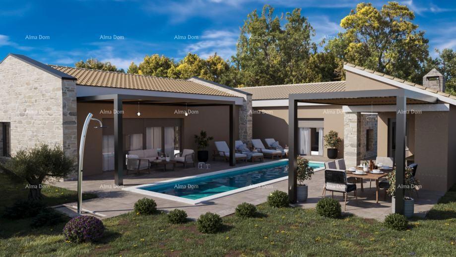Građevinsko zemljišče s dovoljenjem in projektom vile z bazenom – 760 m²
