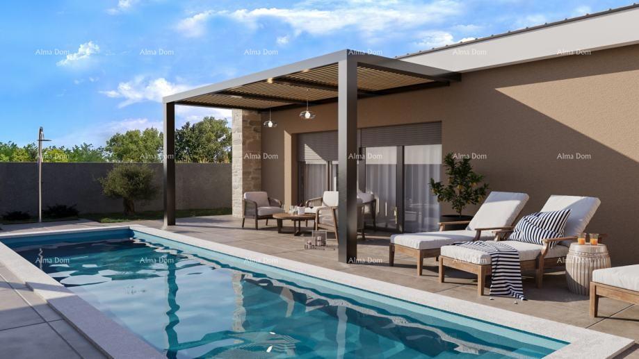 Građevinsko zemljišče s dovoljenjem in projektom vile z bazenom – 760 m²