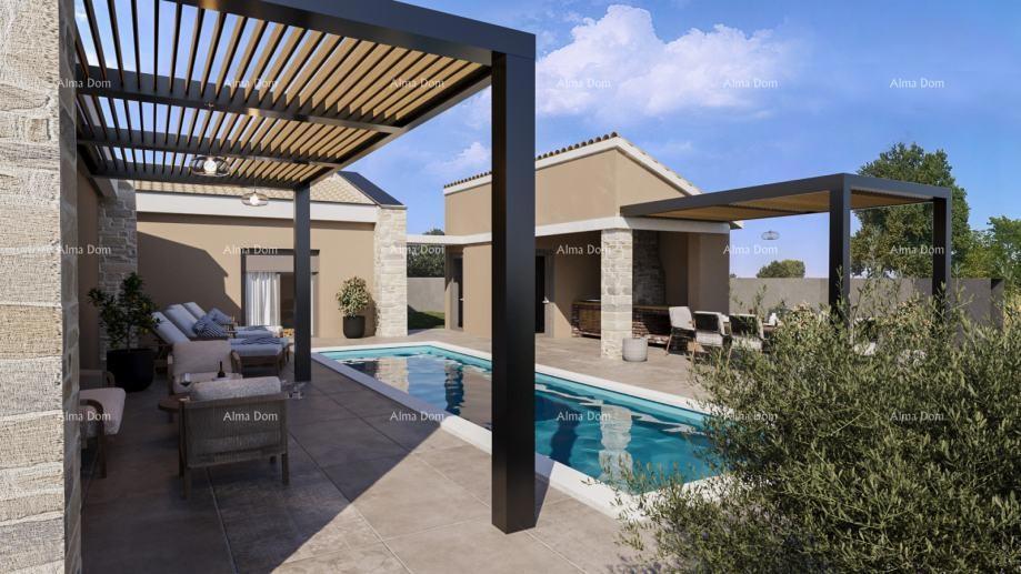 Građevinsko zemljišče s dovoljenjem in projektom vile z bazenom – 760 m²