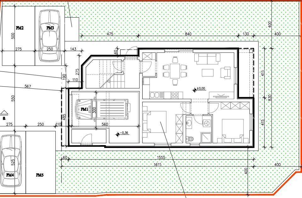 Trosobno stanovanje v 1. nadstropju novogradnje v bližini morja