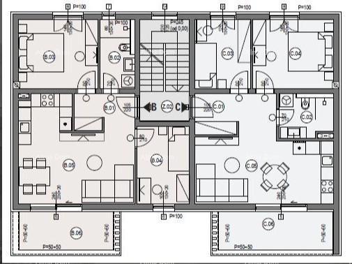 ŠTINJAN – NOVOGRADNJA V BLIŽINI MORJA IN MESTA. Stan C Zgrada B