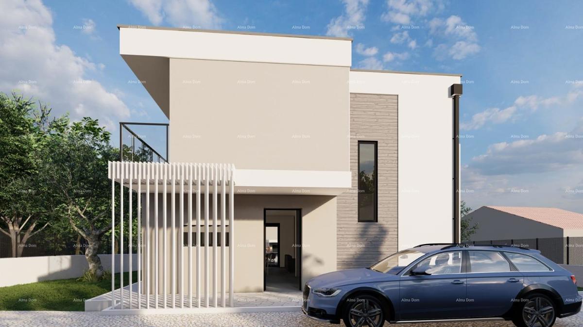 GALIŽANA - Moderna hiša naprodaj z bazenom in pogledom na morje