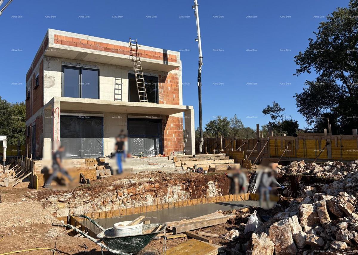 GALIŽANA - Moderna hiša naprodaj z bazenom in pogledom na morje