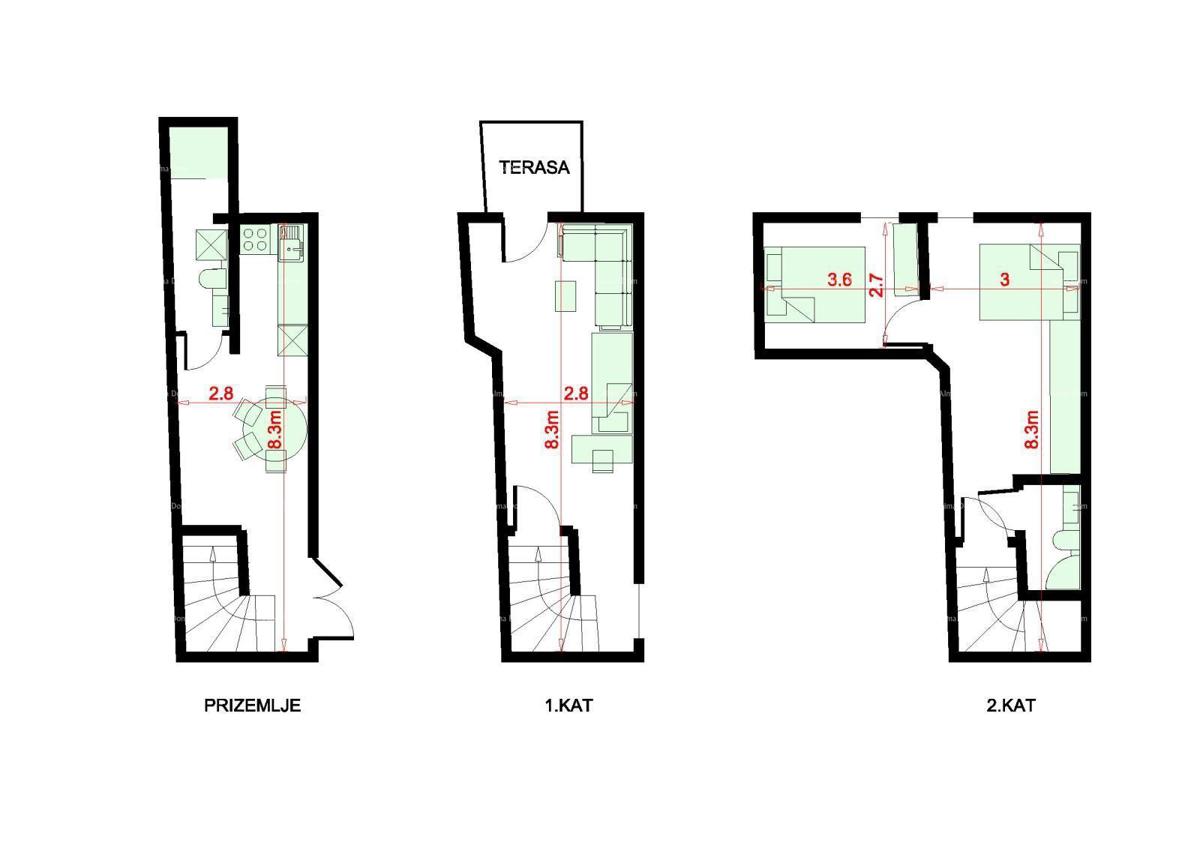 Vodnjan – Kamnita hiša 85 m² v starem jedru