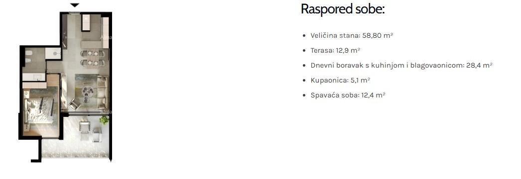 UMAG! Moderno stanovanje v vrhunskem stanovanjskem kompleksu blizu morja, S33