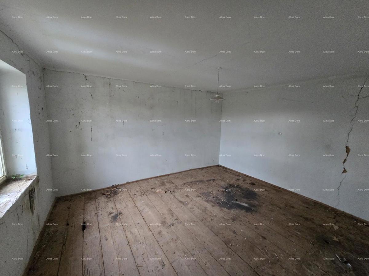 Galižana – kamena hiša z gradbenim zemljiščem in šterno