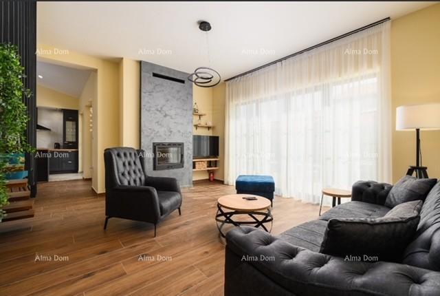 Luksuzna, popolnoma opremljena istarska vila s studio apartmajem, bazenom in pogledom na morje, Kanfanar!