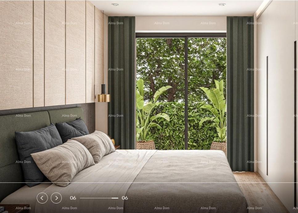 PREMANTURA - stanovanje z vrtom in bazenom, 500 m do morja (101)