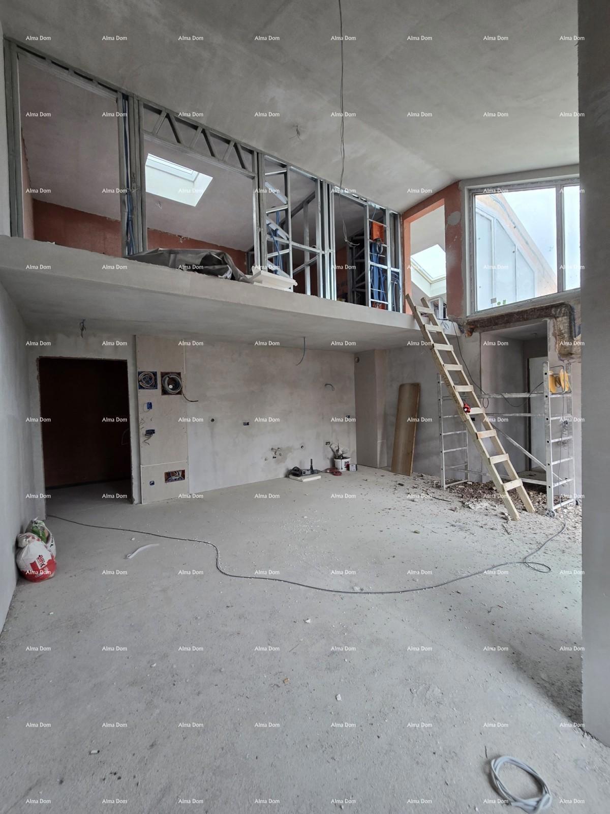 Poreč, stanovanjsko poslovni objekt v gradnji s stanovanji in podzemnimi garažami