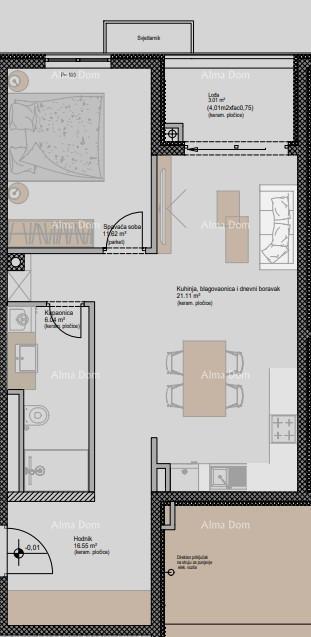 Prodajajo se stanovanja v moderni novogradnji, v centru Poreča!