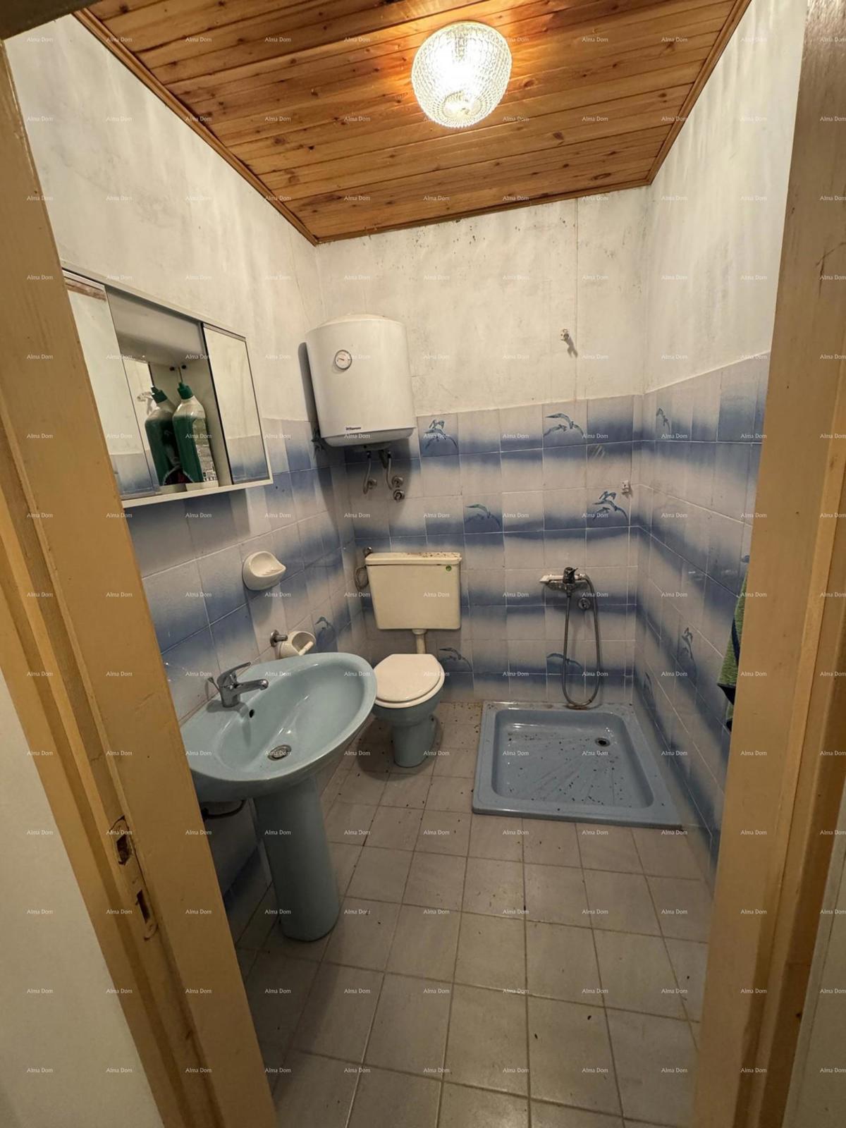 Prodaja - kamena istarska hiša z gradbenim zemljiščem, v manjšem kraju, blizu Buzeta!