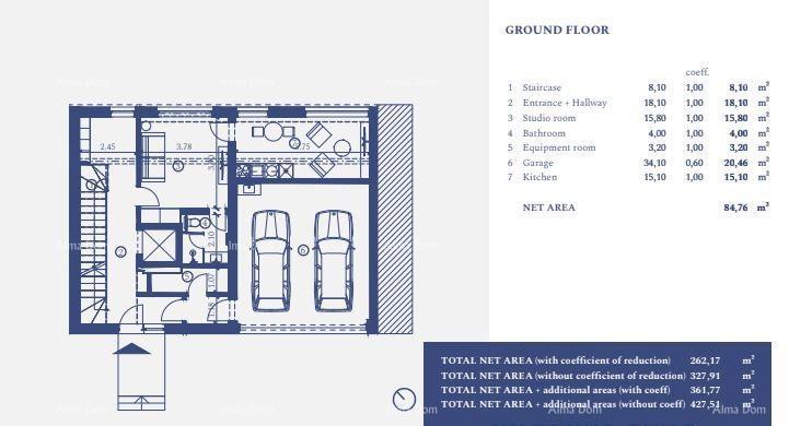 UMAG, Samostoječa vila v luksuznem letovišču! Pogled na morje! V 39