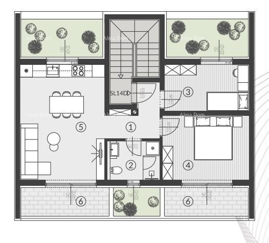 Prodaja stanov v novem stanovanjskem kompleksu, Štinjan! 14D