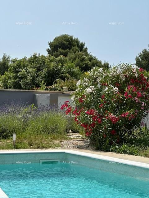 Istra, Ližnjan, 1 km do centra Medulina, nova moderna hiša z bazenom za počitnice.