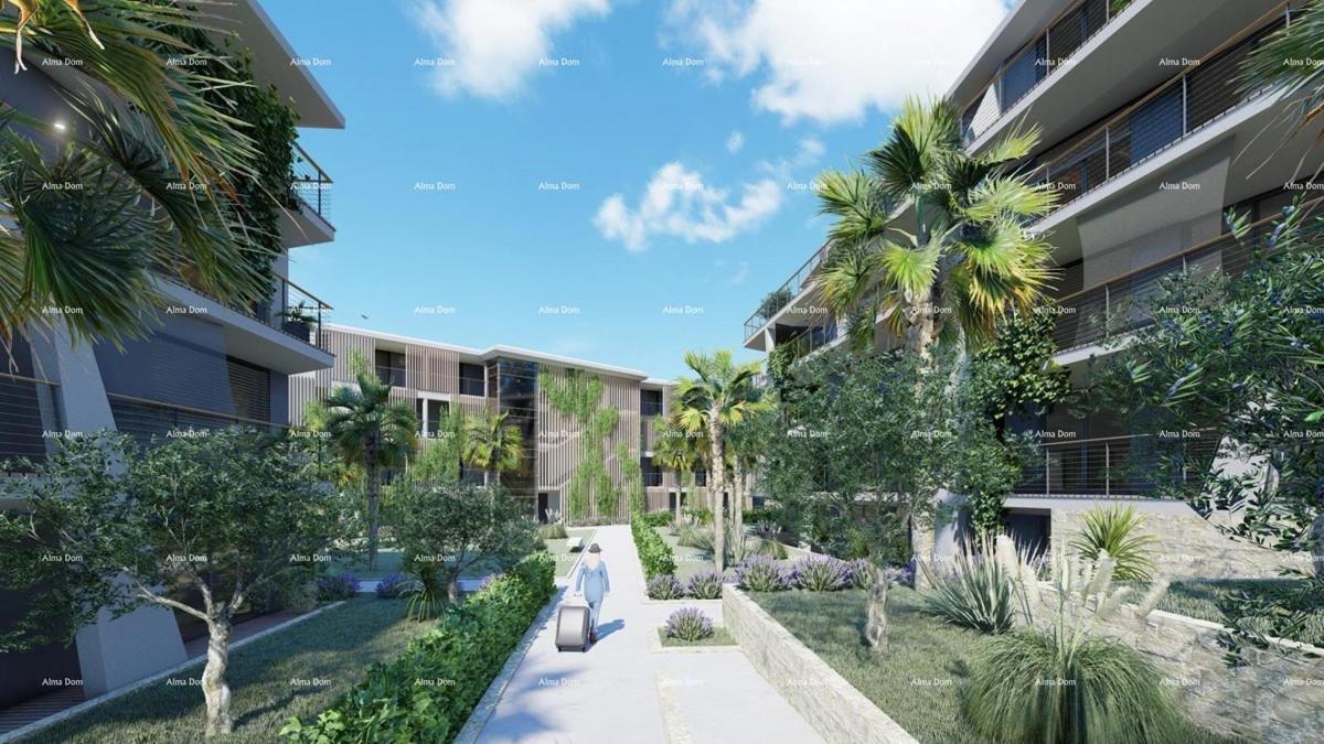 Prodaja modernih apartmajev v ekskluzivni stavbi s pogledom na Marino, Pula!