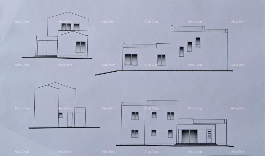 Sv. Nedelja, Zemljišče z gradbenim dovoljenjem in projektom za hišo s bazenom
