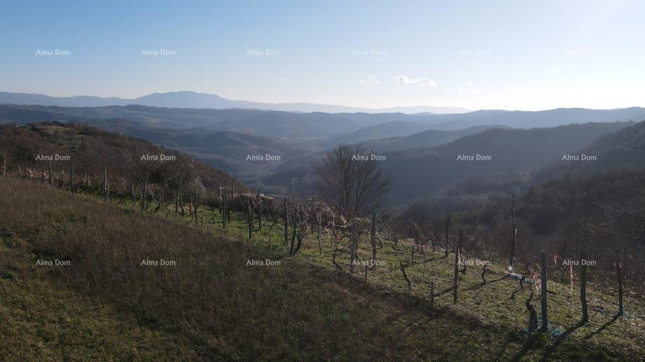 KAŠČERGA – Atraktivno gradbeno zemljišče 1665 m2 s pogledom na Učko