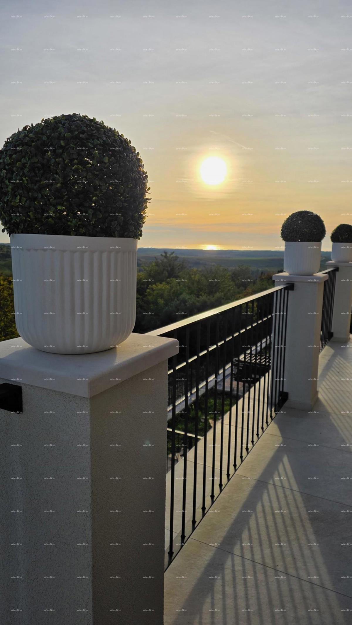 Buje, Luksuzna vila s bazenom