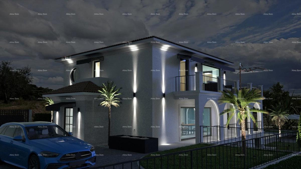 Buje, Luksuzna vila s bazenom